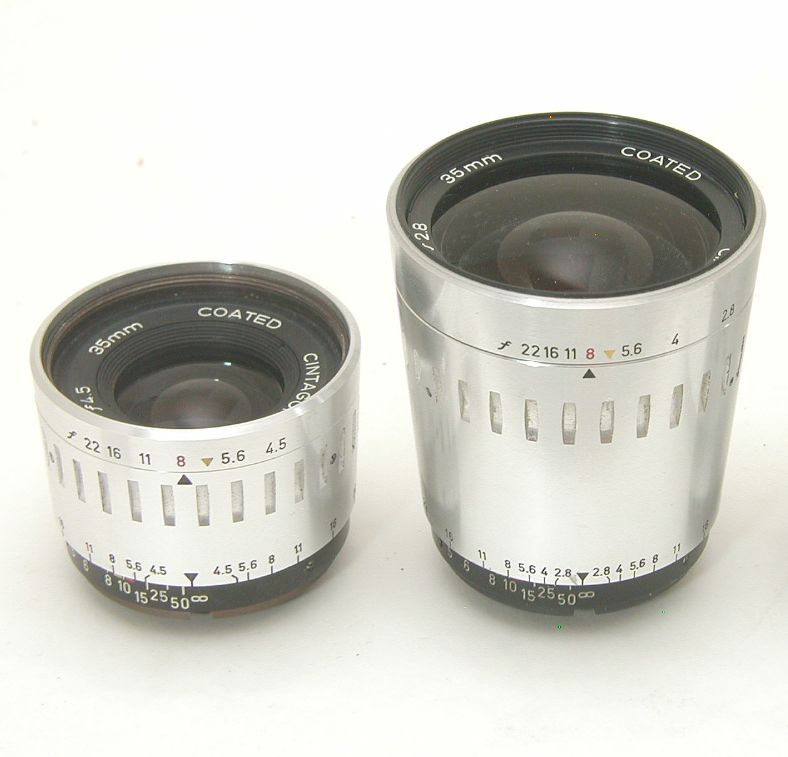 Steinheil 35mm lenses